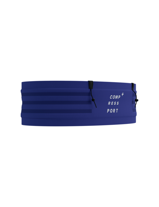Profesionālā skriešanas jostas soma Compressport FreeBelt Pro, Dazzling Blue