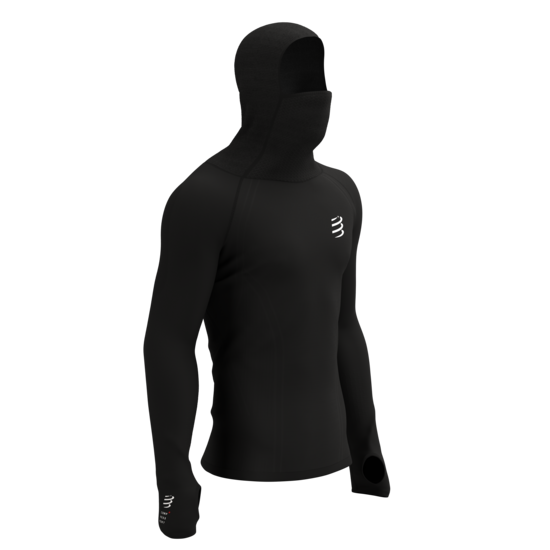 3D termo plānais garroku kapučkrekls Compressport Racing Hoodie