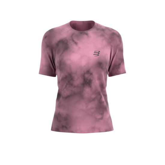 Sieviešu skriešanas krekls Compressport Performance Tshirt W EAT MY DUST ZEPHYR TIE DYE