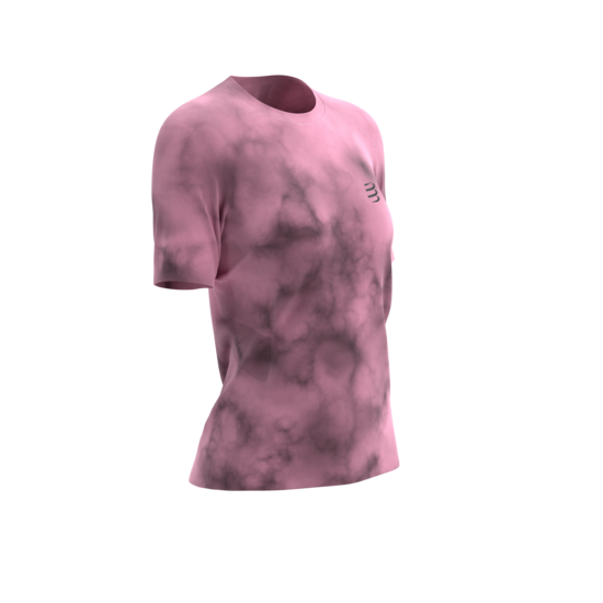 Sieviešu skriešanas krekls Compressport Performance Tshirt W EAT MY DUST ZEPHYR TIE DYE