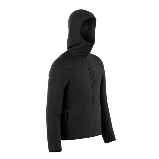 Siltināta virsjaka Compressport Into the Wool Jacket M 2.0