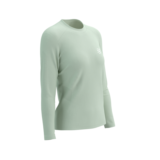 Sieviešu skriešanas krekls ar garām piedurknēm Performance LS Tshirt W, Almost Aqua