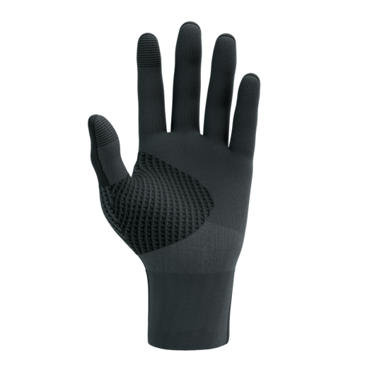 3D termo skriešanas cimdi Compressport, melni/asfalta 2025