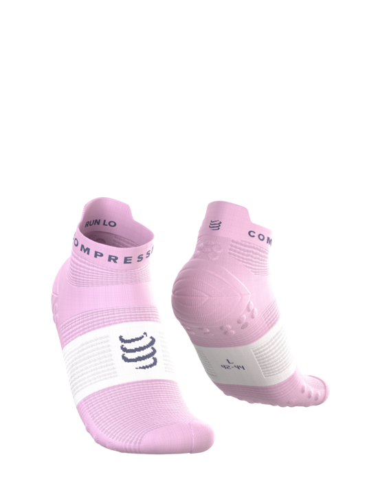 Compressport PRSV4 zemās skriešanas zeķes, Orchid White