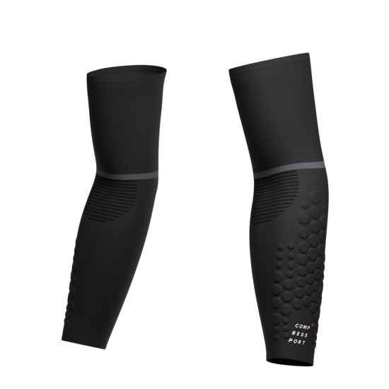 Kompresijas piedurknes sportam Compressport ArmForce Ultralight, melnas