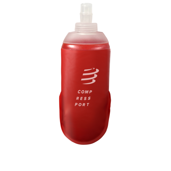 Skriešanas 300ml pudele  Compressport ErgoFlask 300ml, sarkana