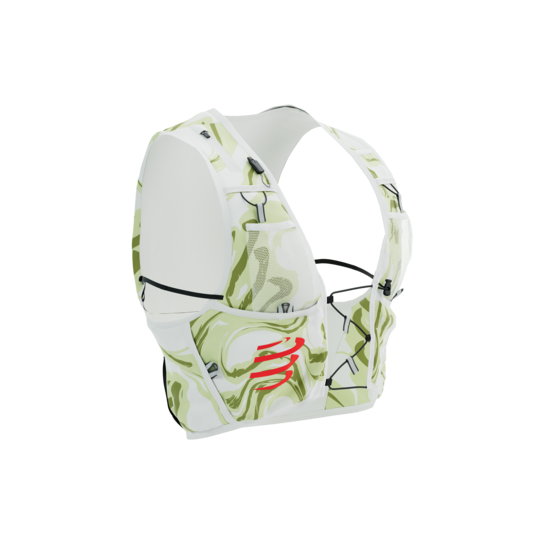 Taku skriešanas mantu veste Compressport ULTRUN EVO 10 PACK, Sugar Green Camo