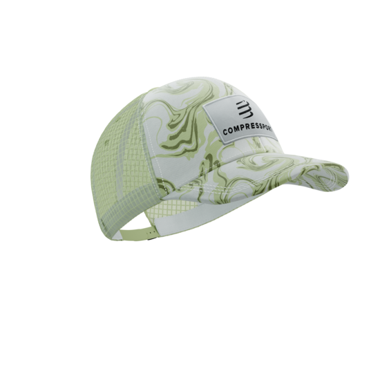 Sporta cepure ar nagu Compressport Trucker 6 Panel Cap, Green Camo