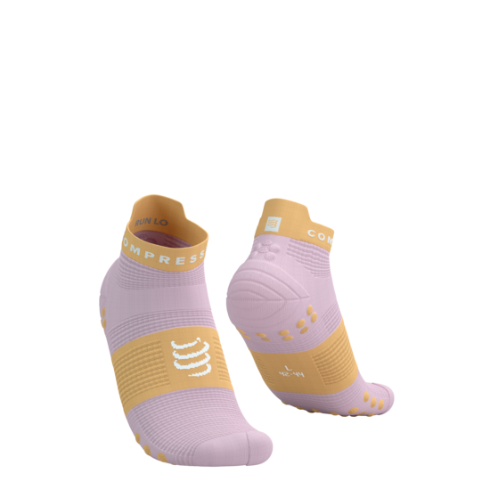 Compressport PRSV4 zemās skriešanas zeķes, Roseate Buff Orange