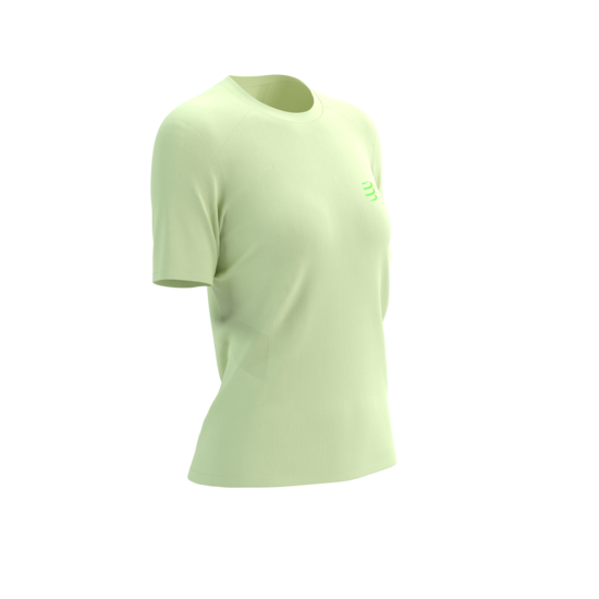 Sieviešu skriešanas krekls Compressport Performance Tshirt W, Lime