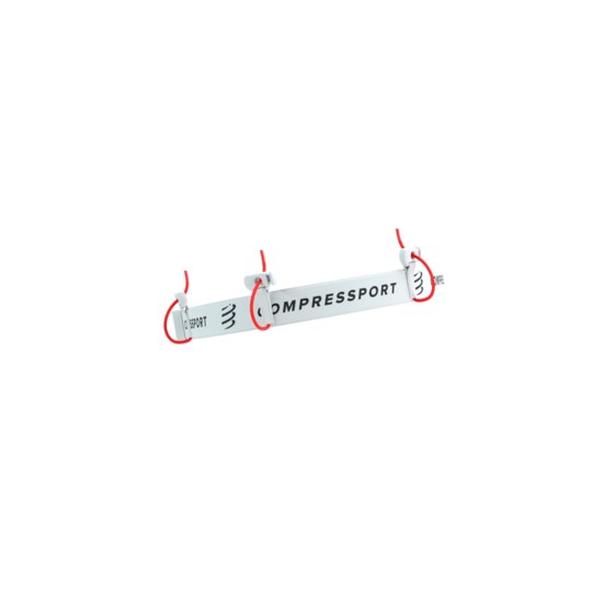 Numura josta ar piešūtiem numura  stiprinājumiem, Race Belt, balta