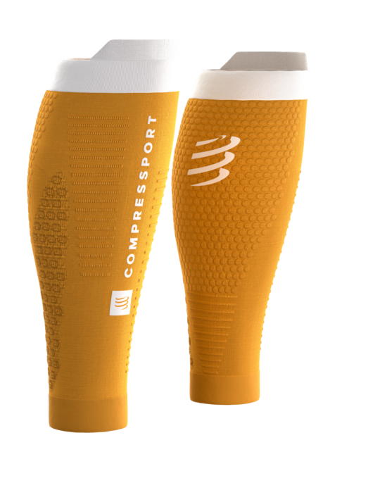 Sporta kompresijas getras Compressport R2 3.0 Sunflower Vaporous Gray
