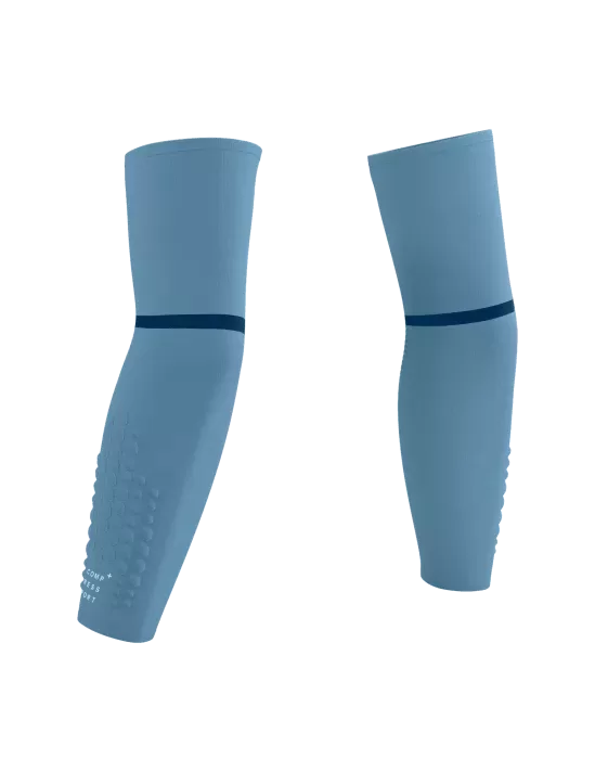 Kompresijas piedurknes sportam Compressport ArmForce Ultralight, Denim
