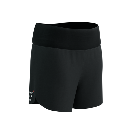 Sieviešu skriešanas šorti Compressport Performance Short W, melni