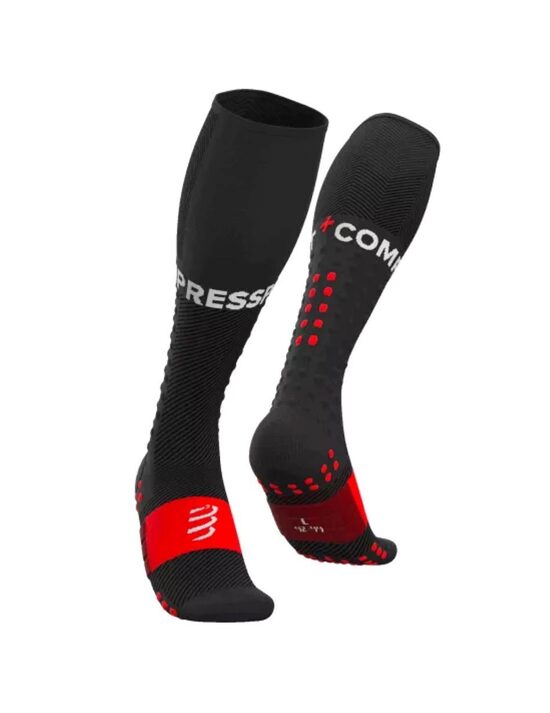 Skriešanas kompresijas zeķes Compressport Full Sock Run, melnas