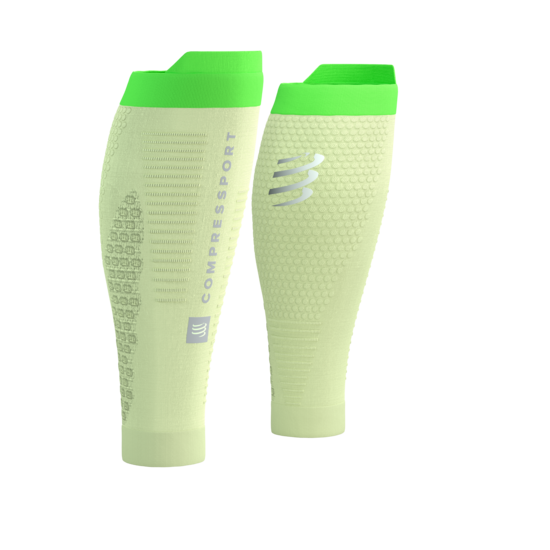 Sporta kompresijas getras Compressport R2 3.0 Lime Neon Green