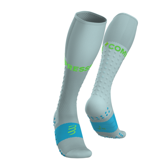 Skriešanas kompresijas zeķes Compressport Full Sock Run,  Ether Norse Blue