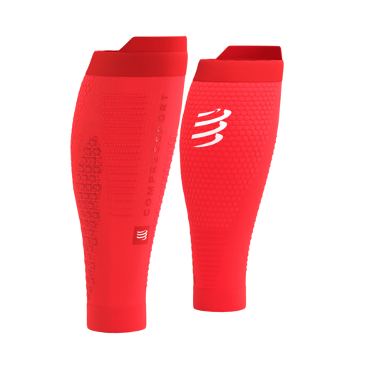 Sporta kompresijas getras Compressport R2 3.0 Fluo Red