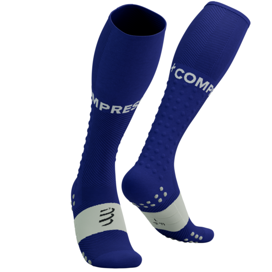 Skriešanas kompresijas zeķes Compressport Full Sock Run,  zilas