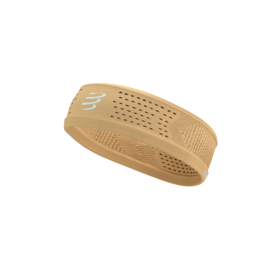 Šaurā galvas lenta Compressport Thin Headband, Buff Orange
