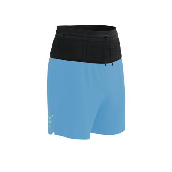 Divi-vienā taku sacensību šorti Compressport Trail Racing 2-in-1 Short, Norse Blue