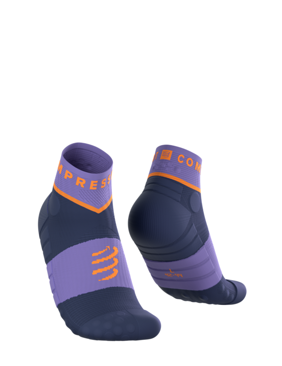 Zemas ultra Taku zeķes Compressport Ultra Trail Low Socks, AsterPurple