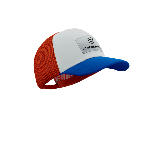 Sporta cepure ar nagu Compressport Trucker 6 Panel Cap, Princess Blue White