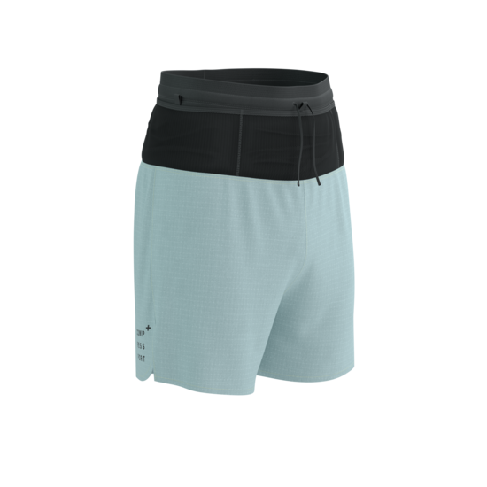 Taku skriešanas sacensību virsšorti Compressport Trail Racing Overshort, Ether