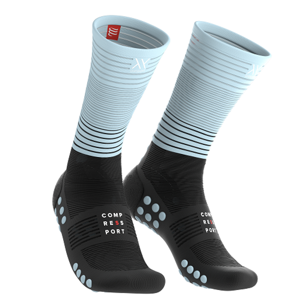 Pusīsās kompresijas zeķes Compressport Midsock, ledus zilas RV