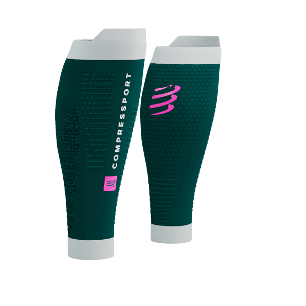 Sporta kompresijas getras Compressport R2 3.0 Storm White