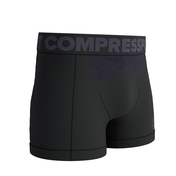 Vīriešu sporta apakšbikses Compressport Seamless Boxer M pelēkas