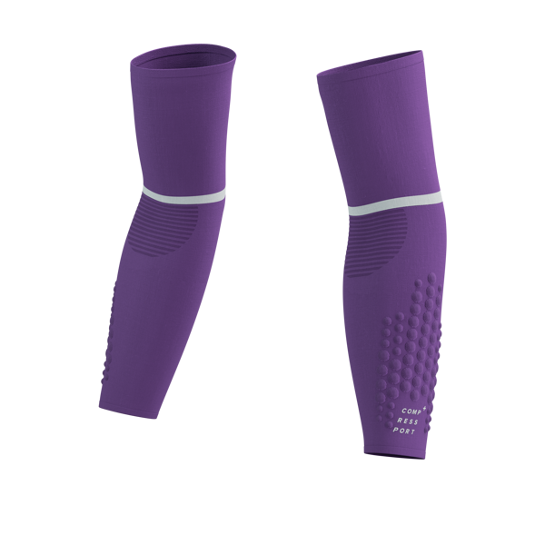 Kompresijas piedurknes sportistiem Compressport ArmForce Ultralight, karaliskie ceriņi